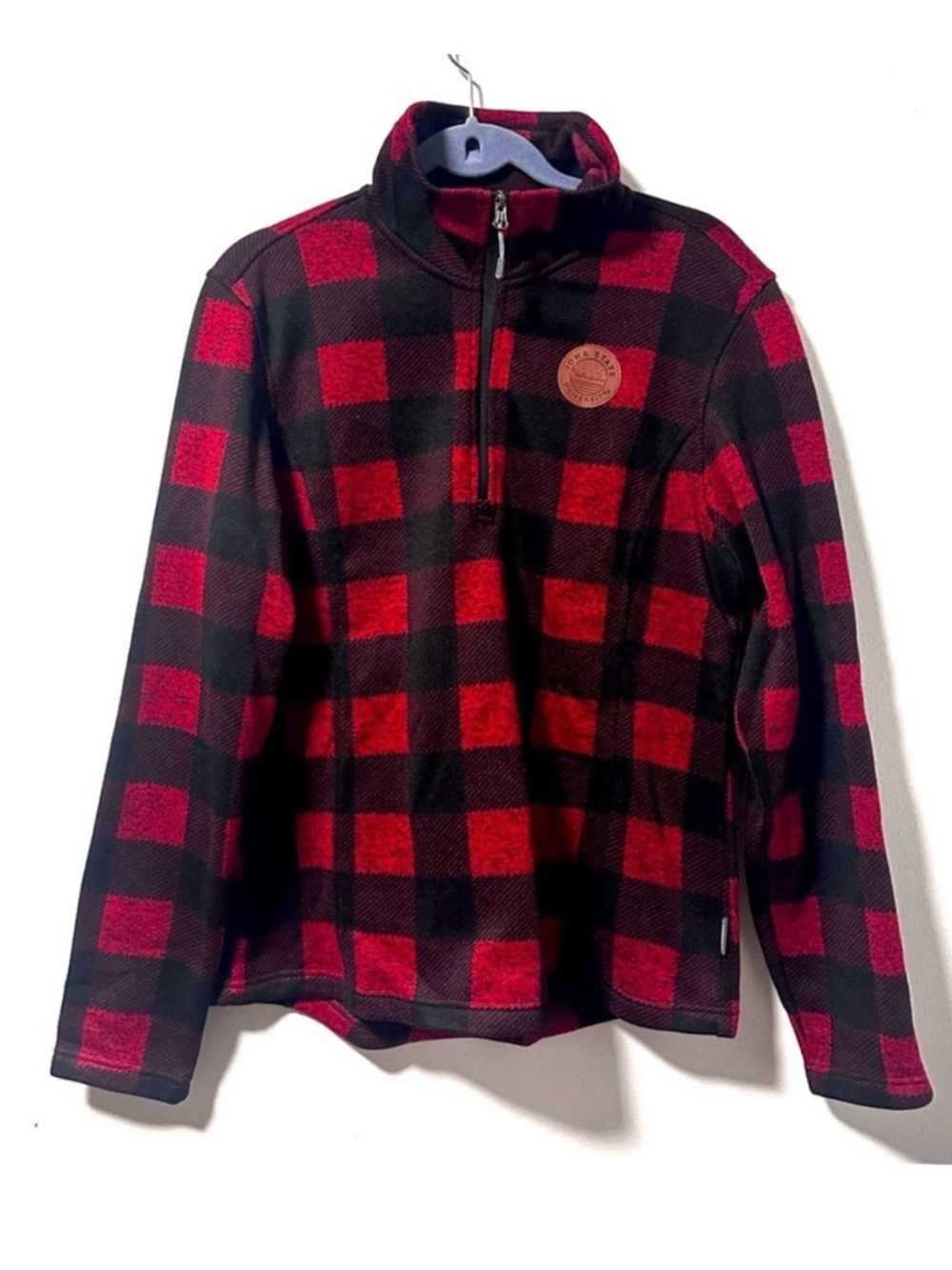 Landway Iowa State University Red and Black Buffalo Plaid Jacket Women’s Size XL